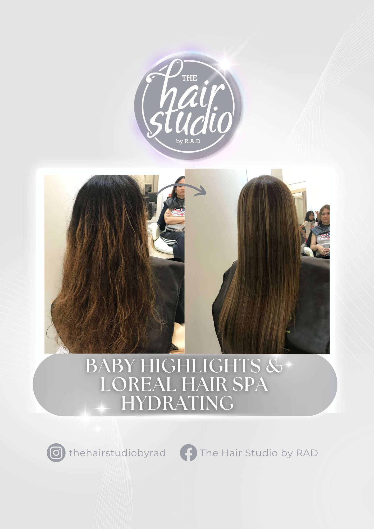 Baby Highlights & L'oreal Hair Spa Hydrating